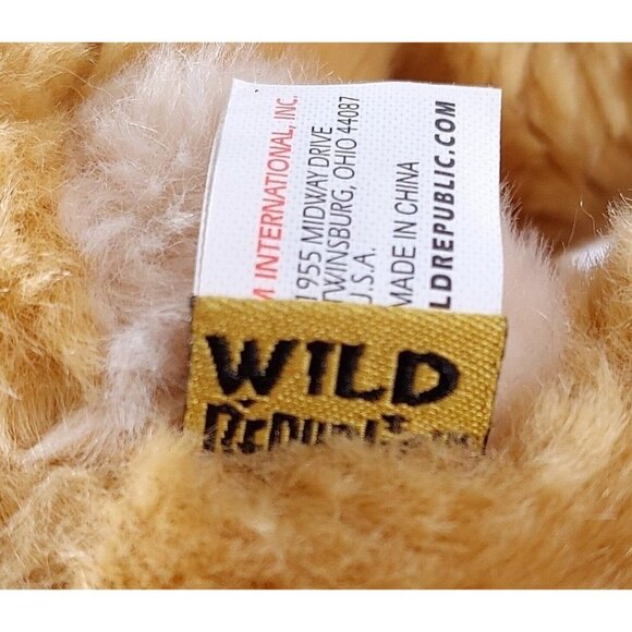 Wild Republic Lion Club Plush 8" Sitting Stuffed  Animal - Picture 4 of 4